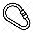 Carabiner Climbing Mountain Icon
