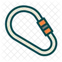 Carabiner Climbing Mountain Icon