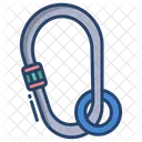 Carabiner Clibing Safety Icon