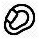 Carabiner Sport Climb Icon