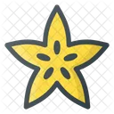 Carambola Friut Star Icon