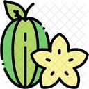 Carambola Tropical Fruit Food Icon