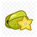 Carambola Fruits Fruite Icon