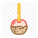 Caramel Apple Food Icon