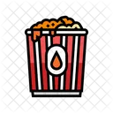 Caramel Popcorn Food Icon