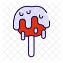 Caramel Apple Dessert Food Icon