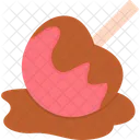 Caramel Apple Apple Candied Icon