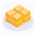 Sweet Dessert Caramel Bites Icon