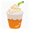 Caramel Frappuccino Coffee Icon