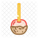 Caramel Apple Food Icon