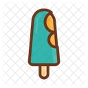 Colore Riempito Di Gelato Icon