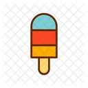 Colore Riempito Di Gelato Icon