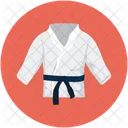 Karate Vestido Uniforme Ícone