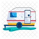 Caravan Camper Van Mobile Home Icon