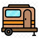Caravan Camping Travel Icon