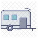 Caravan Travel Vehicle Icon