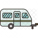 Caravan Camping Motorhome Icon