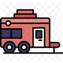 Caravan Transportation Vehicle Icon