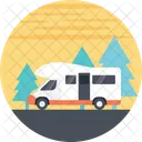 Holiday Driving Automobile Icon