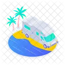 Caravan Camper Van Icon