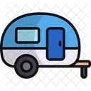 Caravan Campervan Trailer Icon