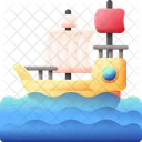 Caravel Ship Vessel Icon