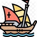 Caravel Boat  Icon