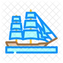 Caravel Ancient Ship Icon