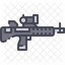 Carbine Weapon Gun Icon