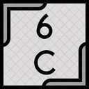 Carbon Periodic Table Chemistry Icon
