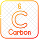 Carbon Chemistry Periodic Table Icon