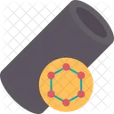 Carbon Nanotube Cylindrical Icon