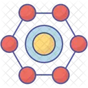 Carbon Atom Chemistry Molecular Structure Icon