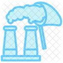 Emissions Climate Footprint Icon