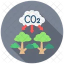 Carbon Capture Greenhouse Gases Climate Solution Icon