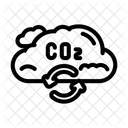 Cycle Carbon Capture Icon