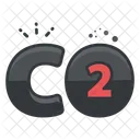 Carbon Dioxide Compound Icon