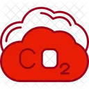 Carbon Dioxide Cloud Environment Icon