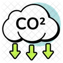 Carbon Dioxide Global Warming Gas Icon