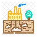 Sequestration Carbon Capture Icon
