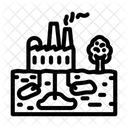 Sequestration Carbon Capture Icon