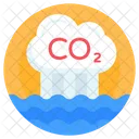 Co 2 Carbon Dioxide Cloud Emission Icon