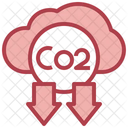 Carbon Dioxide  Icon