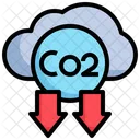 이산화탄소  아이콘