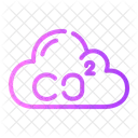 Carbon Dioxide Pollution Polluted Environment Icon