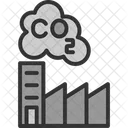 Carbon Dioxide Cloud Co Icon