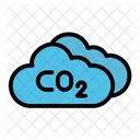 Carbon Dioxide Co Cloud Co Icon