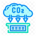 Co 2 Absorption Carbon Icon
