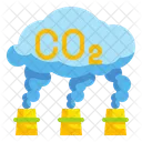Carbon Dioxide  Icon