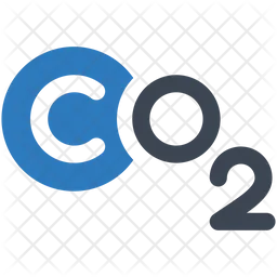 Carbon dioxide pollution  Icon